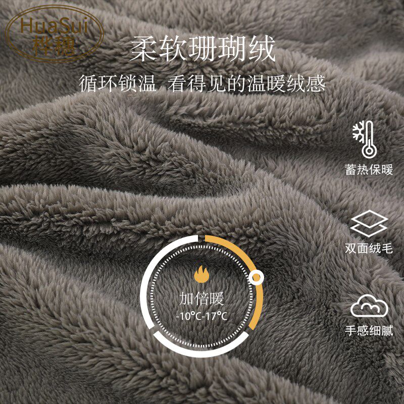 新品珊瑚绒男士睡袍秋冬s季加厚加绒睡衣青少年长款浴袍冬天卡通