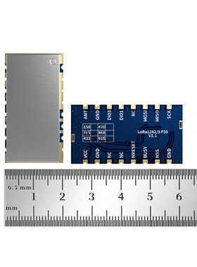 极速LoRca1268F30 大功率低功耗1W 远距离sx1268扩频收发模块 433