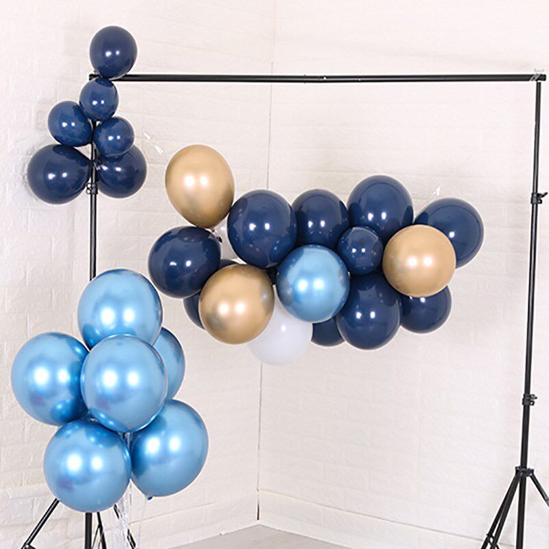 新品30pcs 5/10/12inch Ink Blue Latex BallLoons Dark Blue Hel