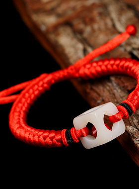 极速玲珑骰子安红豆情p侣手链九乘金刚结手绳男女入骨相思豆本命