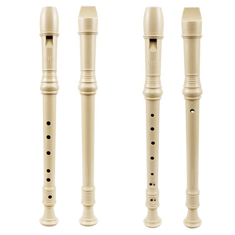 极速DHSc高音德式竖笛6孔8孔G八孔竖笛C调儿童初学者成人六孔笛子