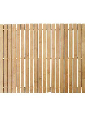 极速1 Pcs Woodjen Stripe Bath Mat Bath Shower Pad Non-Slip M