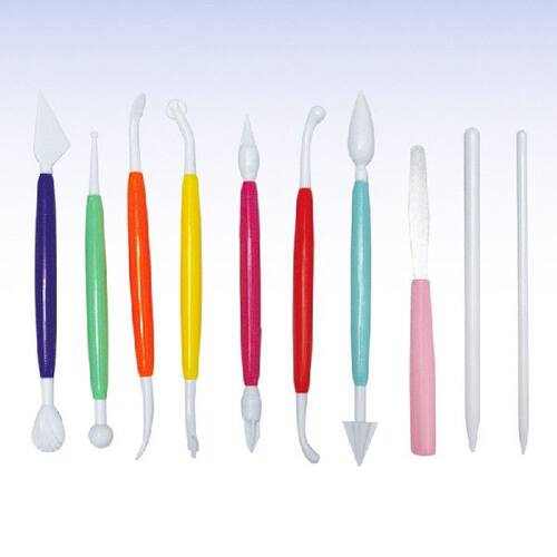 极速10Pccs Set Cake Carving Pen Carving Knife DIY Cake Bakin