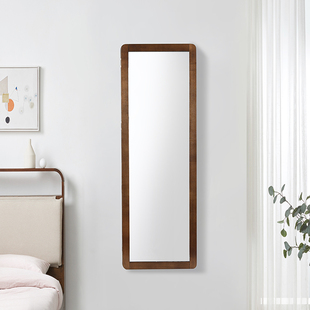 极速实木壁挂梳妆台m收纳柜一体穿衣镜小卧室现代简约2021年新款