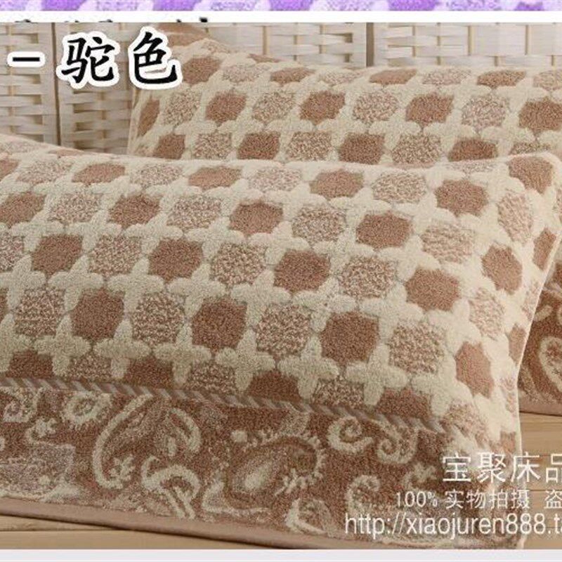 极速枕头上的毛巾枕巾大号加大A加宽加厚四季通用学生情侣枕头用