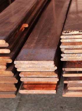 极速新品接地铜排t2紫铜排板红板纯铜条板铜板M铜排厚U5mm-8定制