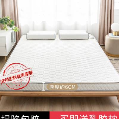极速乳胶床垫f软垫子家用加厚租房硬海绵榻榻米地铺学生宿舍单人z