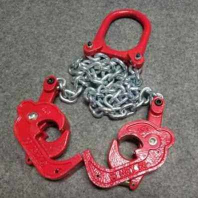 极速新新款油桶起重钳油桶夹具油桶吊钩夹油桶吊具 链条Z吊钳 双