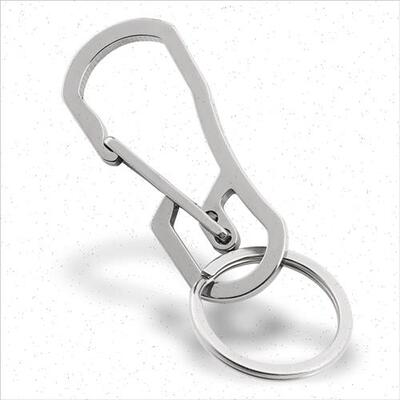 新品Stnless steel mens wst hanging keychn car key .chn m