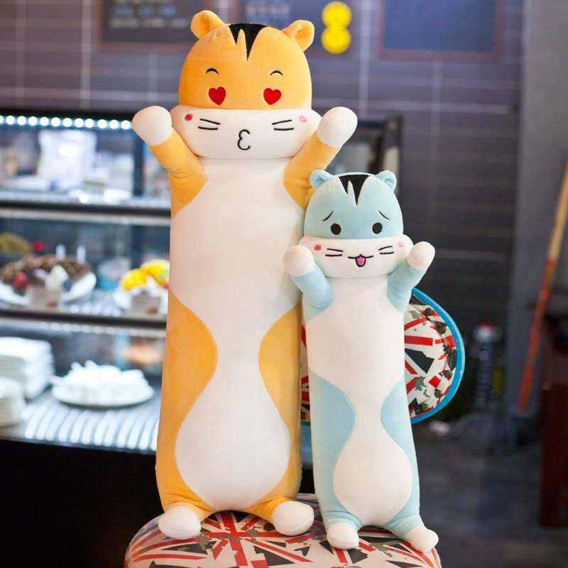 极速仓鼠可爱长条枕睡觉长抱枕可拆洗床头床上双人U靠枕靠垫沙发