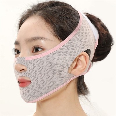 极速塑脸面雕贴面部绷带下垂提O脸双下巴脸托面罩