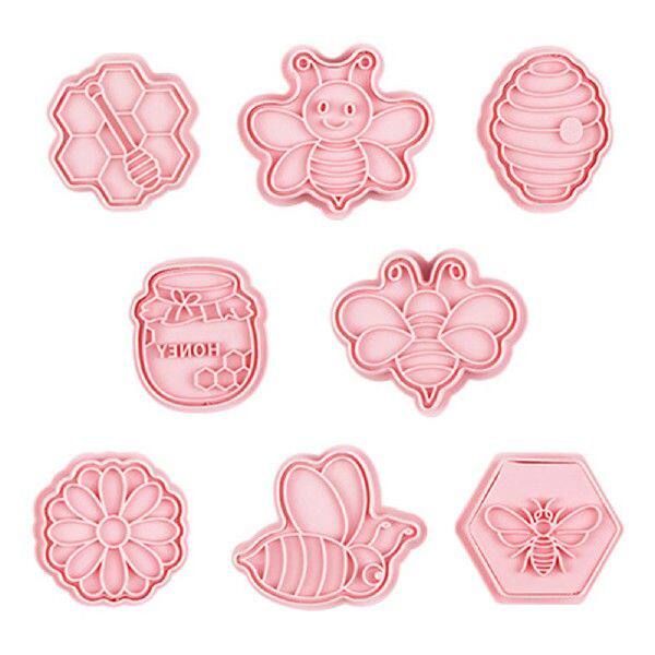 新品Cookie Plunger Cutter Cookie CuFtters Bee Cookie Mould S