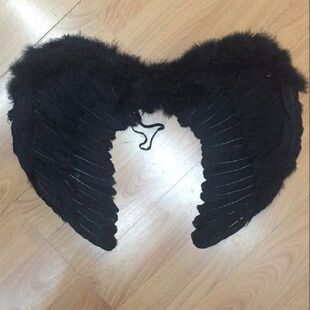 极速Angel forD Halloween Par Pair Adults Wings Feather Kid