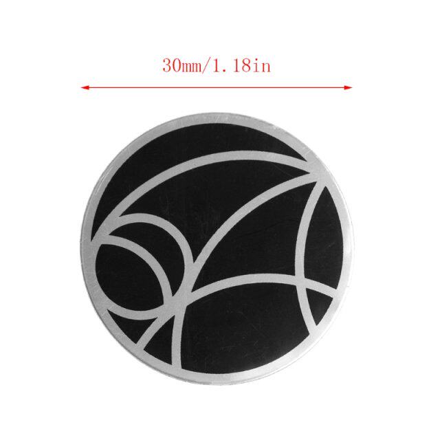 新品1PC 40mm/30mm Black Round Metal Plate MReplacement For C