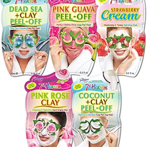 极速7th Heaven Momisturizing Face Mask Pack with Dead Sea &