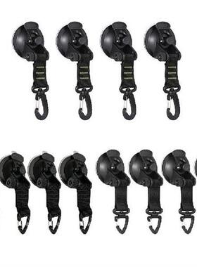极速4 Pcs Outdoor Suction Cup Anchor Securing Hook Tie. Down