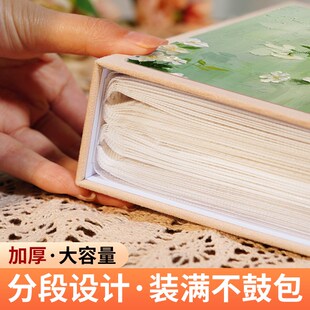 新品6寸小相册本纪l念册毕业照片收纳册情侣5寸相片影集大容量相