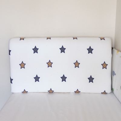 极速卡通牀头靠垫儿童实木t牀海绵防撞布艺软包榻榻米大靠背垫贴