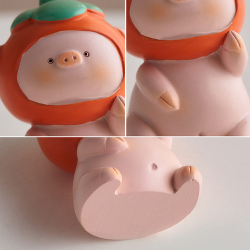 极速Cute Pig Desk DecoratioDn Office Gift Artwork