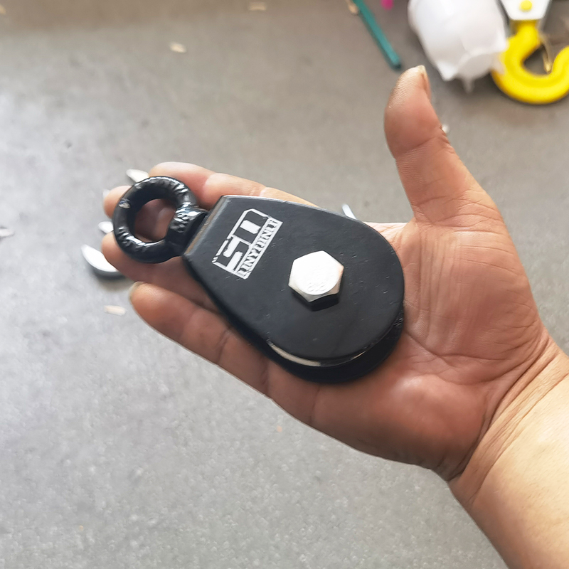 极速国标吊钩起重滑车o定滑轮组0.5吨1吨省力手拉葫芦单轮双轮开