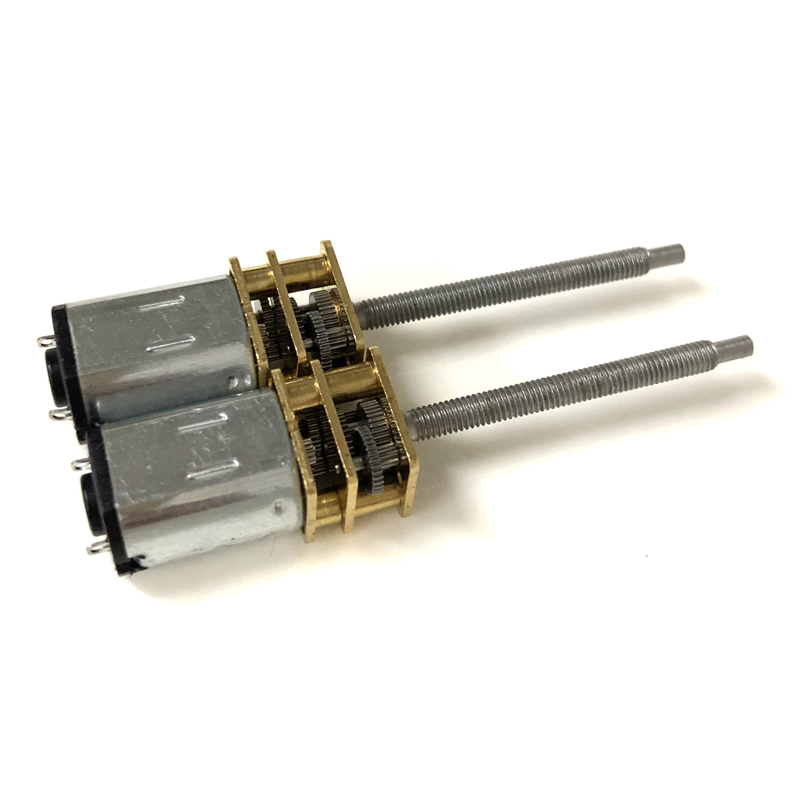 N20减速电机12V M3*34加长螺纹丝杆 N20 智能伸缩直流小马达 3V6V
