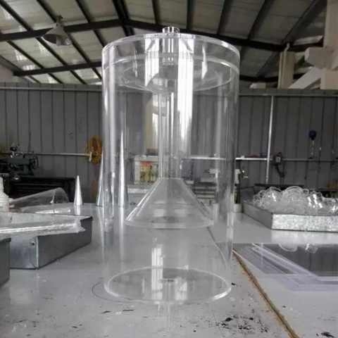 定制塑料管压克力管有机玻璃高透明空心管透光水桶圆管展示圆桶