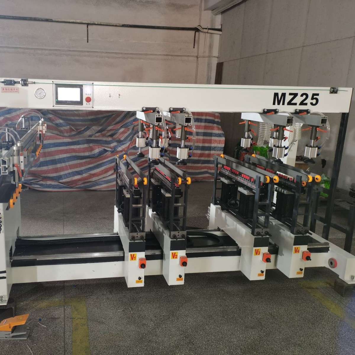 MZ3-22木工三排钻 板式家具多孔位钻孔机 三排多轴数控打孔设备