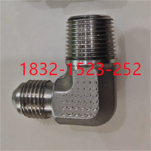 304不锈钢高压直角双外丝转接头 弯头ZG1/2 RC3/4-1 1/16-12UNF