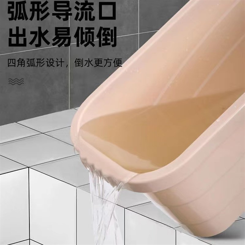 特大号60厘米h清洁桶带轮拖把桶长方形拖布桶拖地清洁桶家用拖把