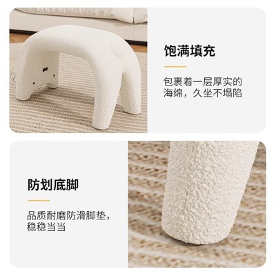 奶油风化妆凳女生卧室梳妆凳子轻奢高级感家用化妆桌W椅子梳妆台