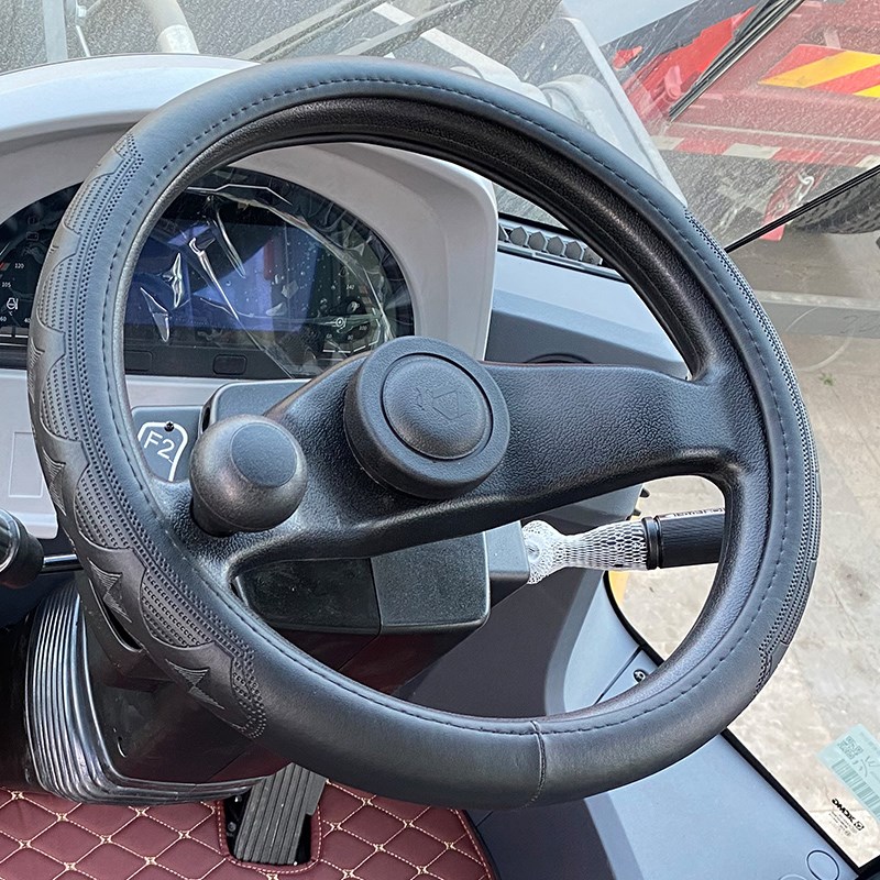 龙工LG855N lg855H lg863H zh50Hc装O载机方向盘套 铲车真皮把套