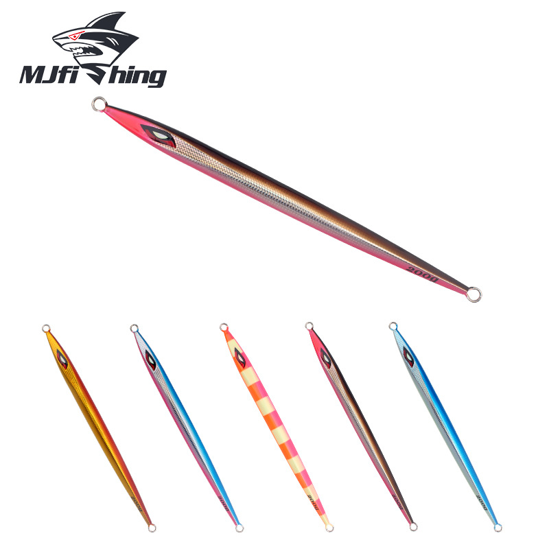 夜光条金属铁板饵150g200g250g300g350g大克重船钓铁板裸板假饵铅