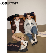 连帽加绒加厚外套 拉链开衫 JOOWENILE秋冬重磅美式 卫衣男女情侣装