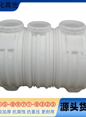 新农村厕所小户型家用化粪桶pe加厚一体化粪池三格式桶装农村改造