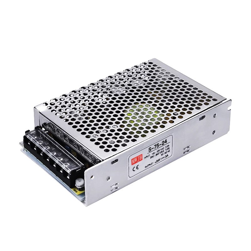 开关电源S-e75W-24v3A变压器AC转DC直流5V15a工业12灯带监控驱动