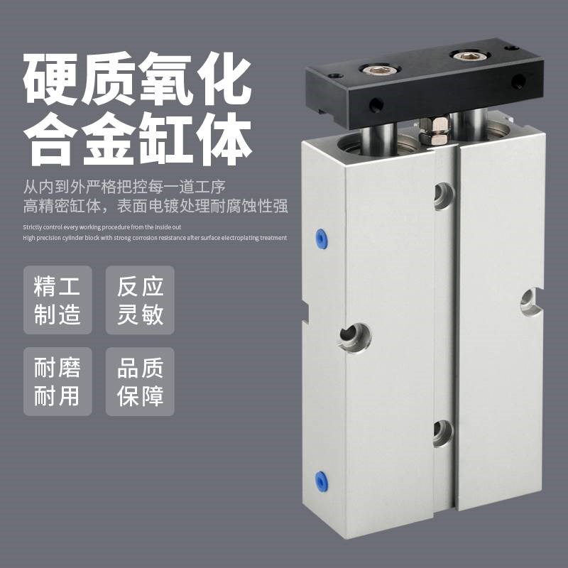 双杆双轴气缸大推力TDA25/TsN25*10X30X50X70X80X100小型气动气缸