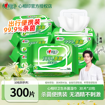 心相印湿巾杀菌消毒湿纸巾便携装