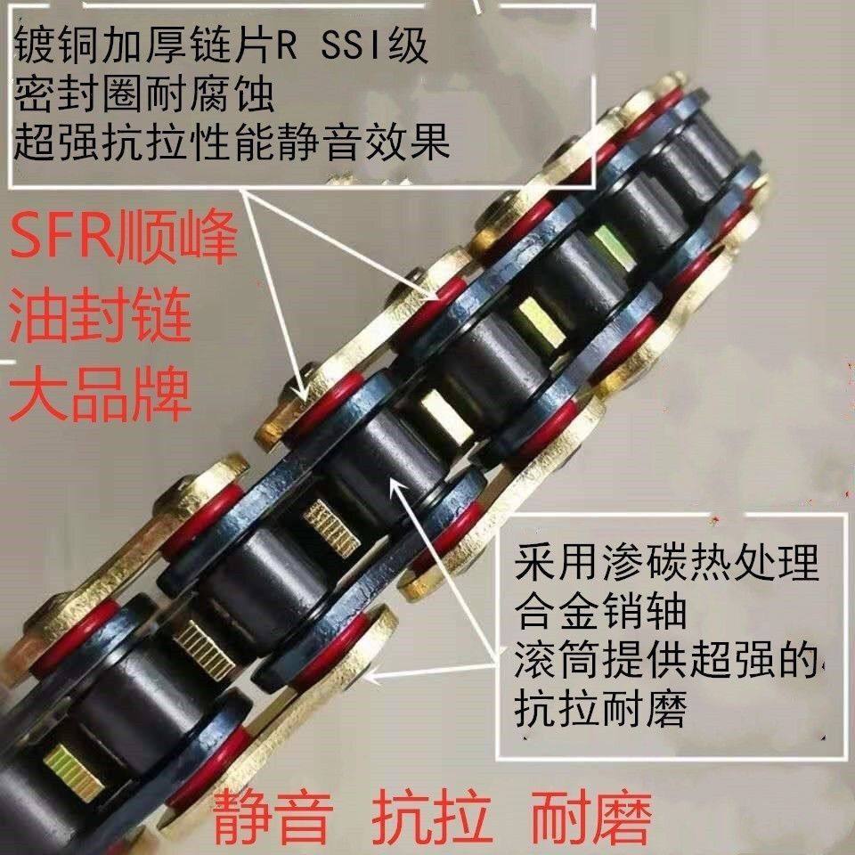 适用五羊本田摩托车WH150 威领 套链/链条/链轮/牙盘链条油缝套链,农机/农具/农膜,农机配件,淘宝优惠券,粉丝福利购,淘宝优惠卷