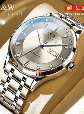 瑞士iw爱沃驰男款手表男士机械表进口机芯精钢防水简约名腕表十大