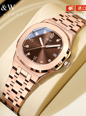 新年礼物iw爱沃驰女士手表2026新款轻奢小众进口机芯高级感女腕表