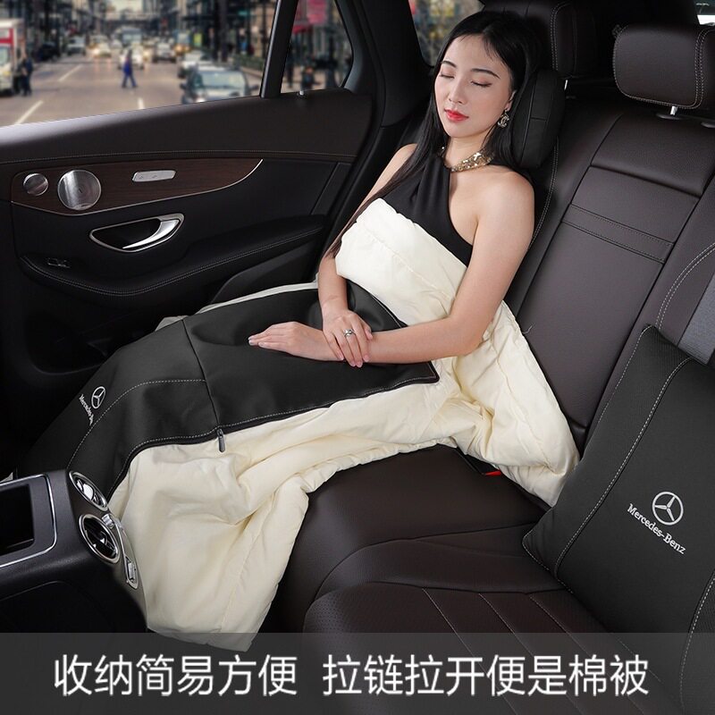车载二合一抱枕被午睡批发