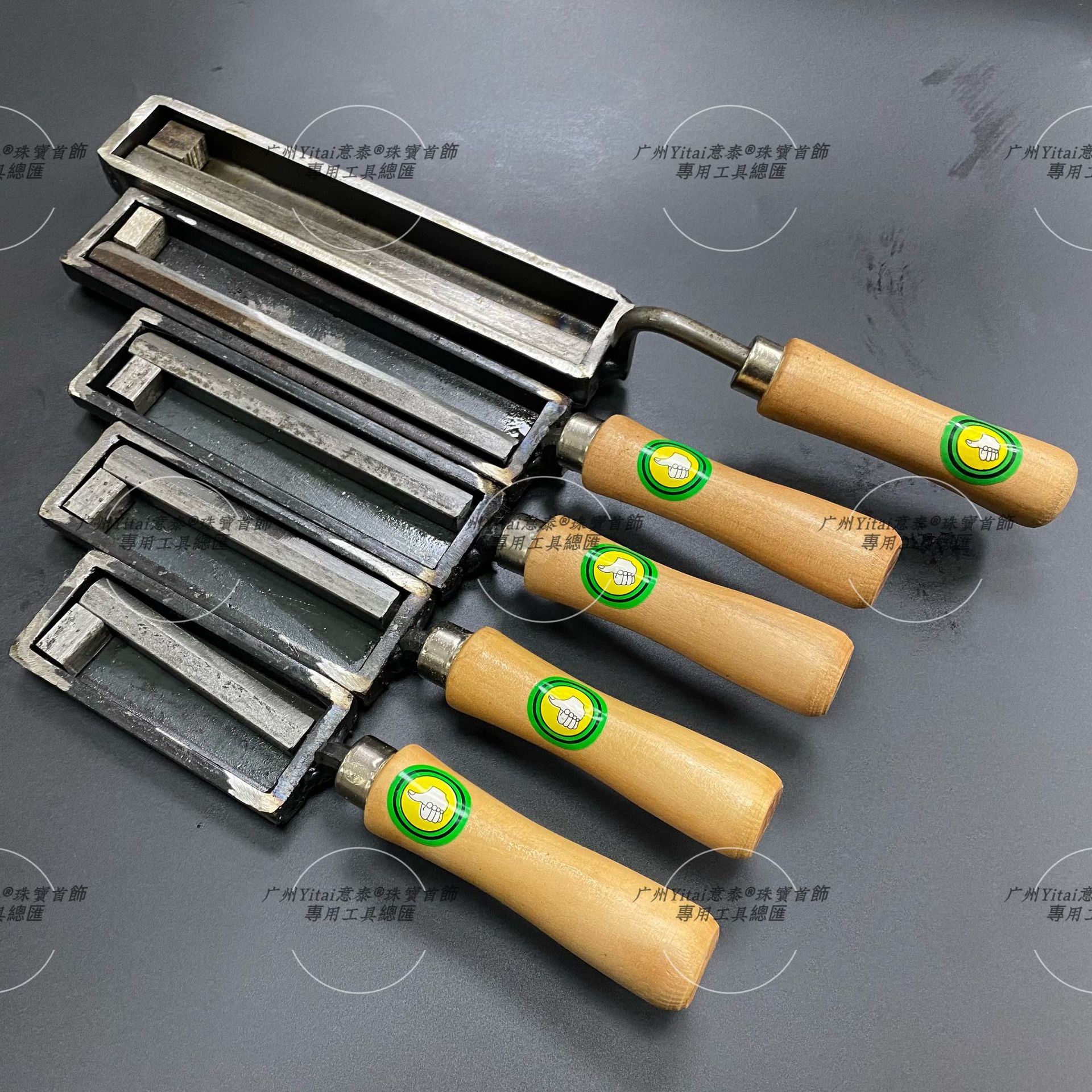 倒金倒银油槽大号小号多槽单槽4寸5寸6寸7寸8寸油斗首饰工具器材