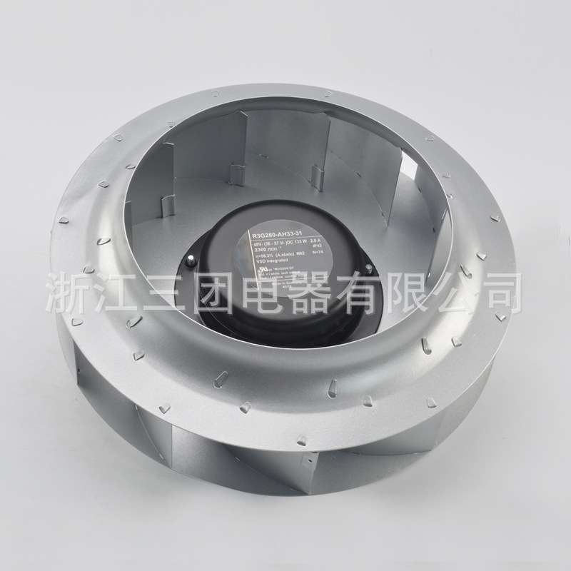 风轮离心通风机EM15S2-PB涡轮离心风机空气净化器变频器散热风扇