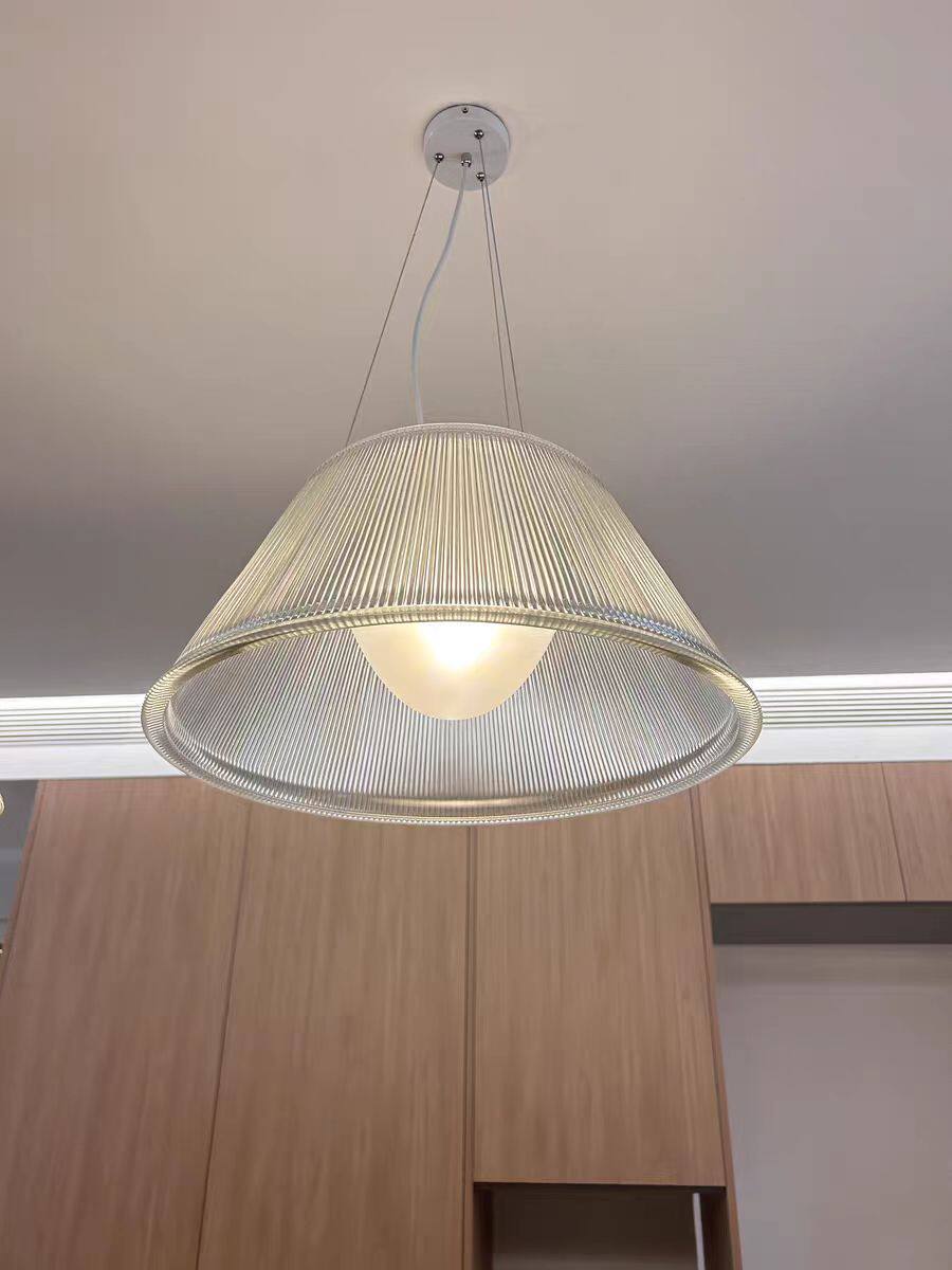 设计师餐厅装饰灯水晶玻璃小雨伞吊灯个性创意餐桌吧台吊灯