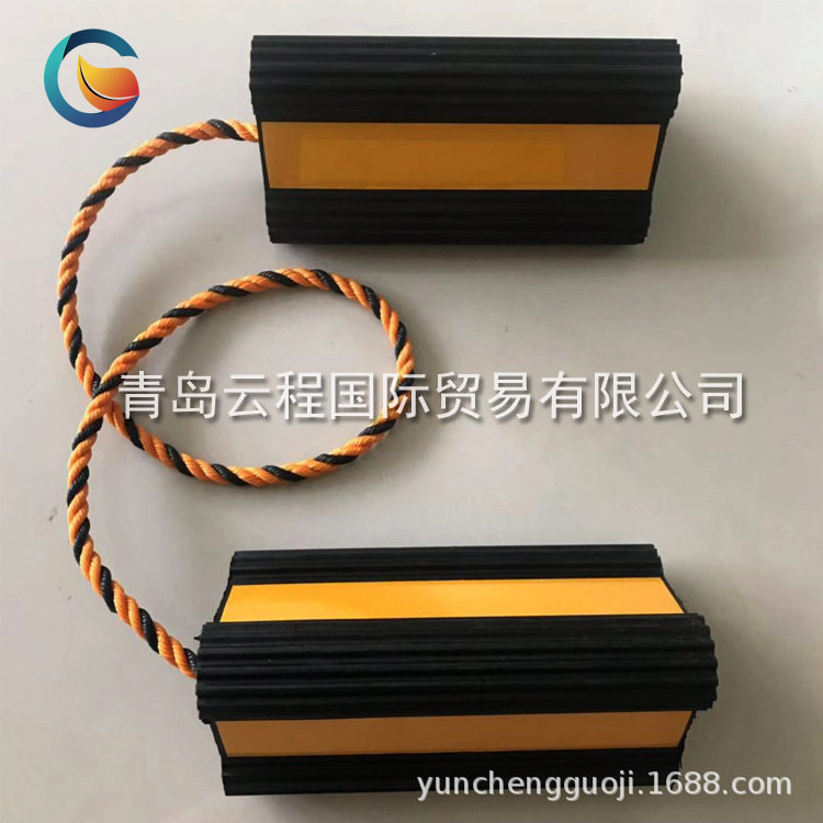 小型飞机教练机专用轮档 飞机止轮块 双轮挡车块 橡胶止轮块