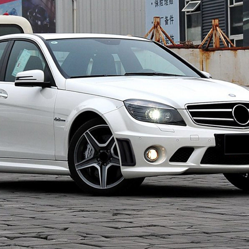 适用奔驰c级w204 s204前期c63 AMG 2007-2010风刀出风口车贴改装