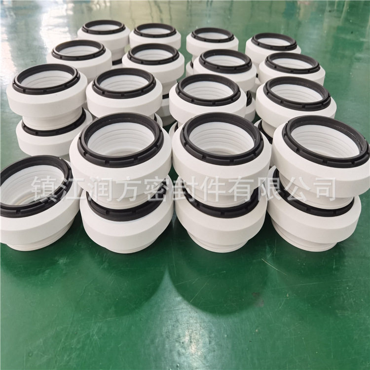 精雕CNC聚四氟乙烯PTFE三级管制品非标交货及时