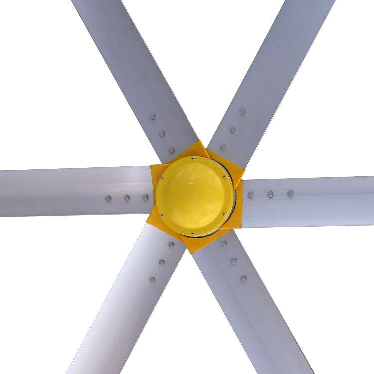 永磁工业大吊扇直径6.2米厂房车间岗位通风降温设备仓储物流制冷