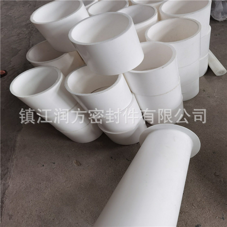 供应氟塑料F4加长翻边管。四氟加长管，长度可以按照要求，图纸