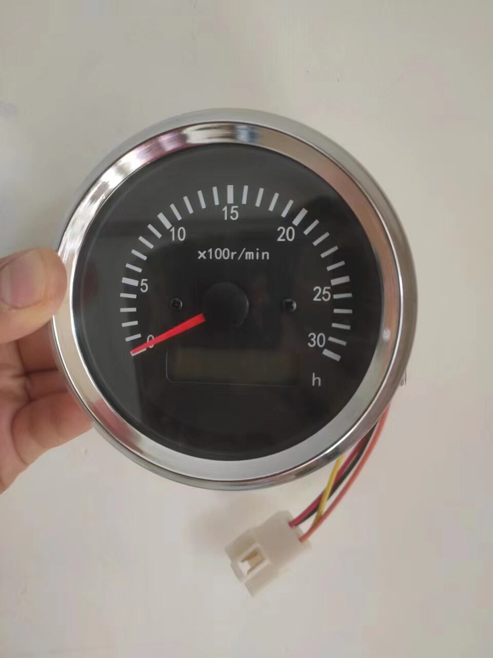转速计时表rpm指针转速表机械 发动机数字液晶显示计时船用转速表
